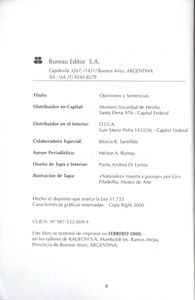 Opiniones y Sentencias