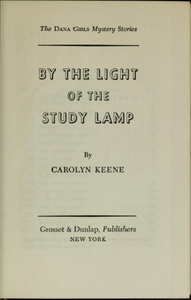 By the Light of the Study Lamp