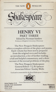 Henry VI Part Three