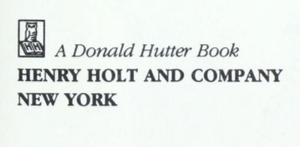 A Donald Hutter Book