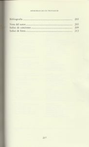 Memorias De Un Trovador
