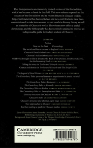 The Cambridge Companion to Chaucer, Second Edition