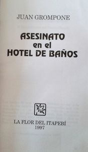 Asesinato En El Hotel De Baños