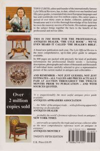 The Lyle Official Reviews: Antiques Price Guide 1995 (25th Anniversary Issue)
