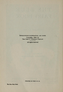 The Blue Fairy Book