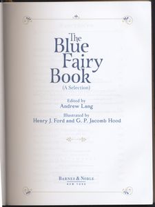 The Blue Fairy Book (A Selection)