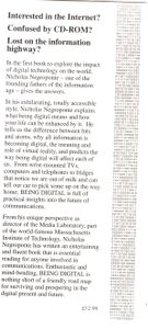 Being Digital