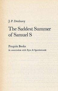 The Saddest Summer of Samuel S.