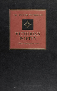 The Cambridge Companion to Victorian Poetry