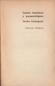 Cuentos Fantásticos Y Parapsicologicos