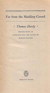 Far from the Madding Crowd