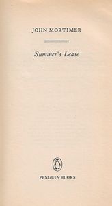 Summer's Lease