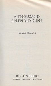 A Thousand Splendid Suns