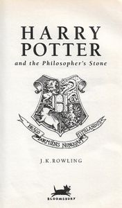 Harry Potter and the Philosopher's Stone