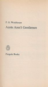 Aunts Aren't Gentlemen