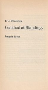 Galahad at Blandings