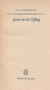 Jeeves in the Offing