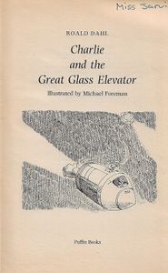 Charlie and the Great Glass Elevator