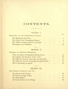 The Key to Theosophy
