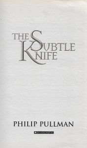 The Subtle Knife
