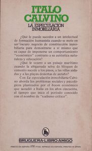 La Especulación Inmobiliaria