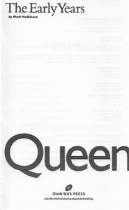 Queen The Early Years