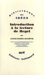 Introduction à la lecture de Hegel