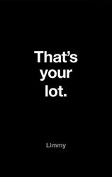 That's your lot.