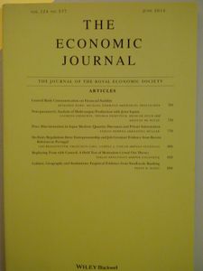 The Economic Journal Vol. 124 No. 577