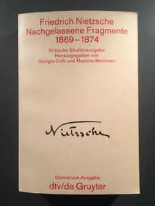Nachgelassene Fragmente 1869-1874