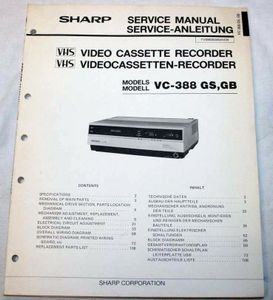 Sharp VC-388 GS, GB