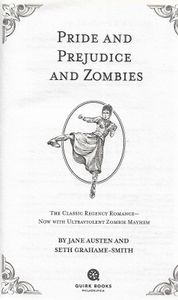 Pride and Prejudice and Zombies