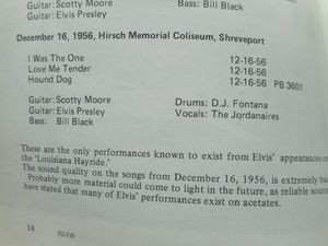 Elvis Recording Sessions