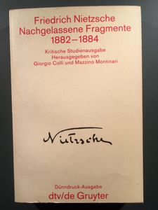 Nachgelassene Fragmente 1882-1884