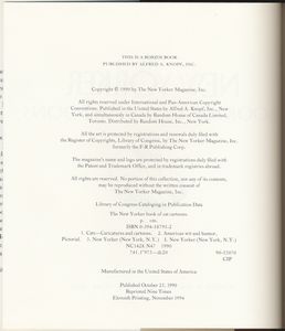 The New Yorker Book of Cat Cartoons