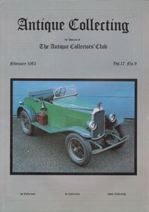 Antique Collecting - February 1983 Vol. 17 No. 9
