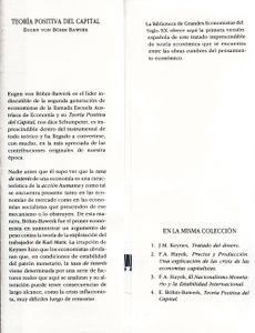 Teoría Positiva del Capital