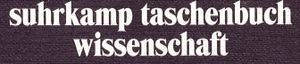 Suhrkamp Taschenbuch Wissenschaft