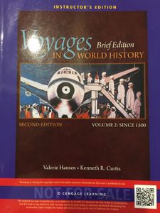 Voyages In World History (Volume 2: Since 1500)