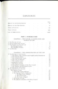 Introduction to English Law, Eighth Edition
