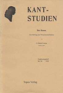 Der Raum. Ein Beitrag zur Wissenschaftslehre