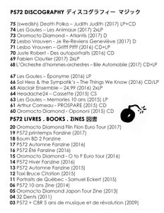 P572 Été Summer 2017 Fanzine