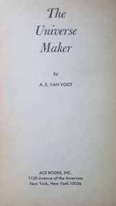The Universe Maker