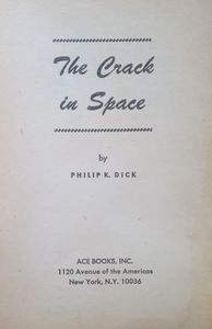 The Crack in Space