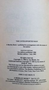 The Unteleported Man