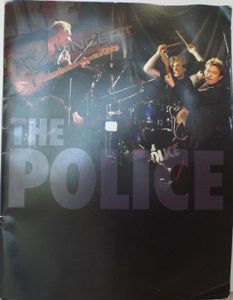 The Police & Sting Reunion Concert Tour Program 2007