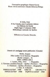 Félix Leclerc Le Roi Heureux Biographie