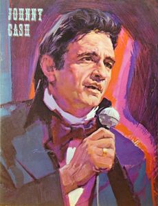 Johnny Cash Souvenir Concert Program Picture Book