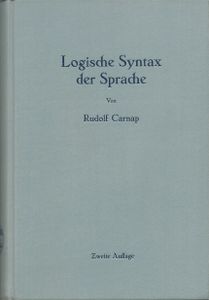 Logische Syntax der Sprache