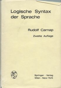 Logische Syntax der Sprache